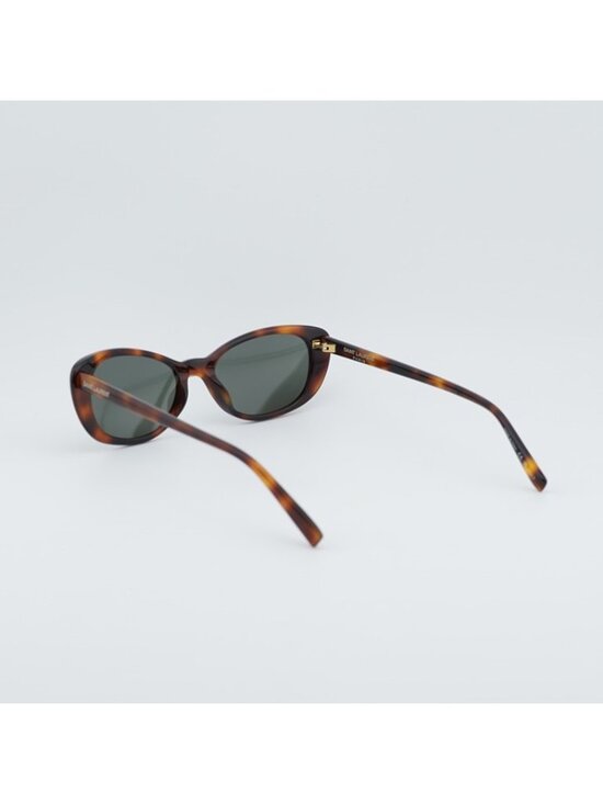 Saint Laurent SL822 002 Sunglasses Havana Cat Eye Frame, Grey Lenses main image 10